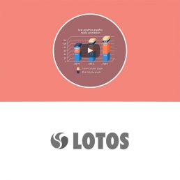 Pie chart animation Lotos-Group